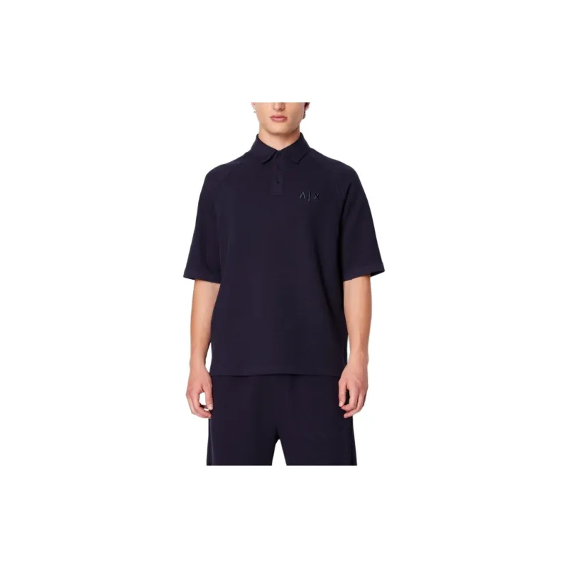 ARMANI EXCHANGE Polo Shirt Men's Navy Blue-5