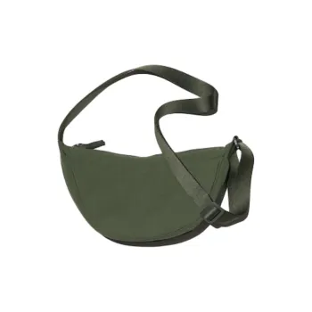 UNIQLO Nylon Crossbody Bag, Shoulder Bag Mini Women's Dark Green