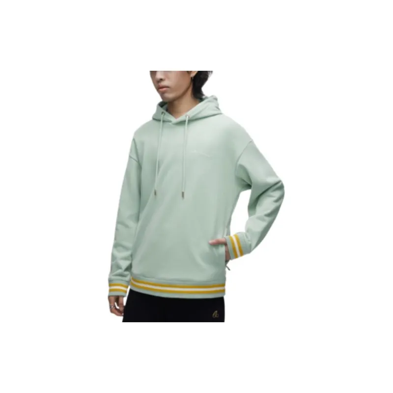Lining X Moose Knuckles Sweatshirts Unisex Light Green-2