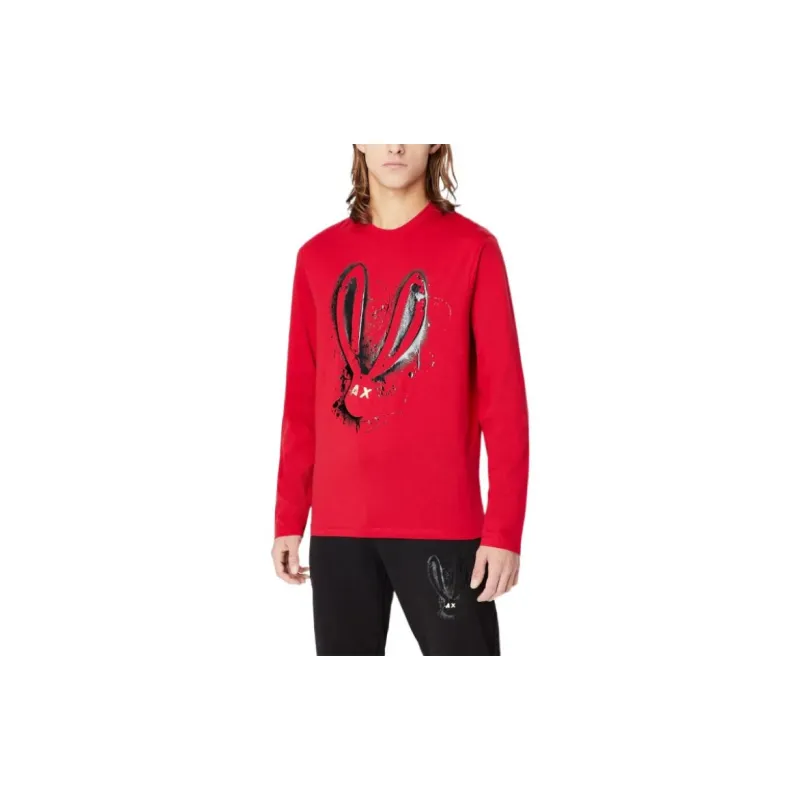 ARMANI EXCHANGEAE SS23 T Shirt Men's Red-1
