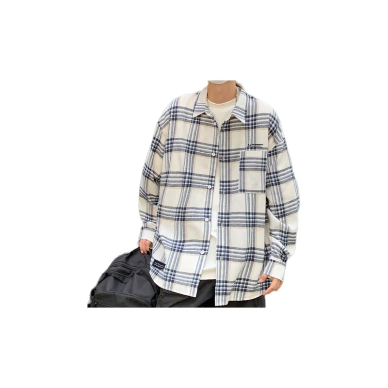 RED DRAGONFLY Shirt Unisex Black White Plaid-3