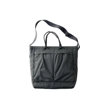 UNIQLO Polyester Shoulder Bag Crossbody Bag Handbag Regular Unisex Gray