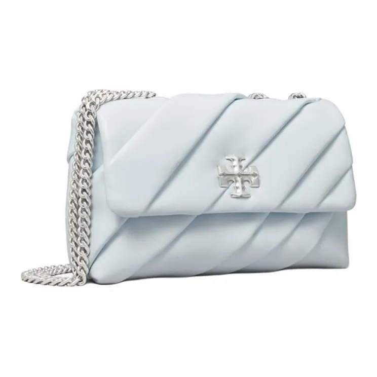 TORY BURCH Nappa Leather Crossbody Bag, Shoulder Bag Trumpets Women's Blue-1