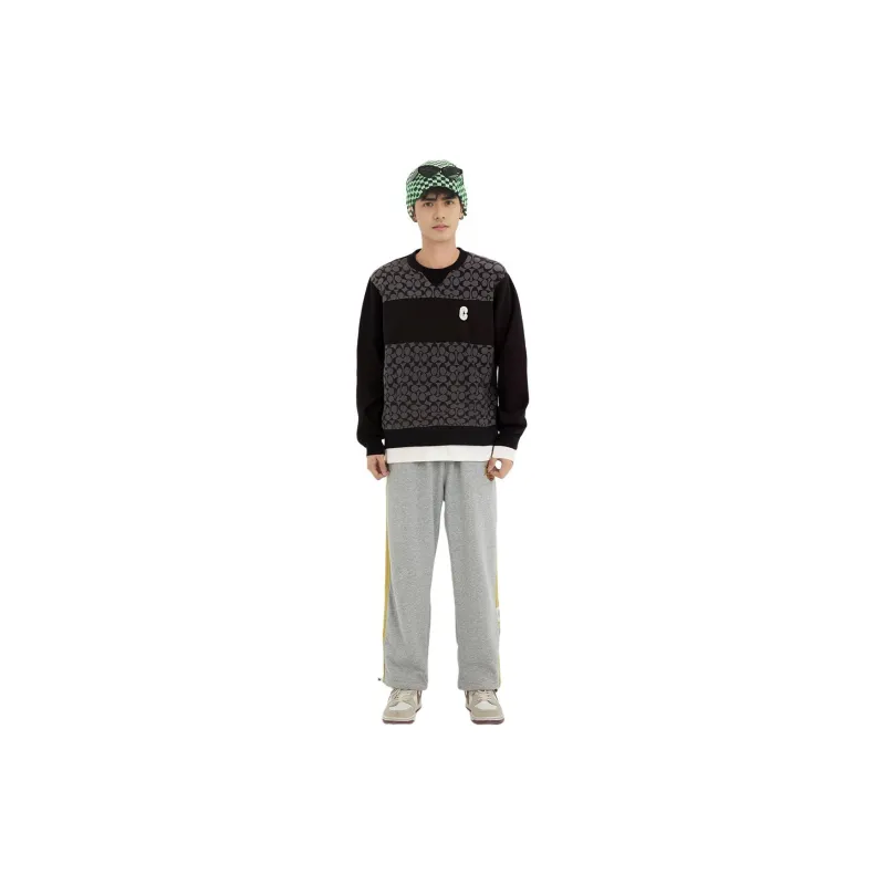 COACH Sweatshirts Men Black-3