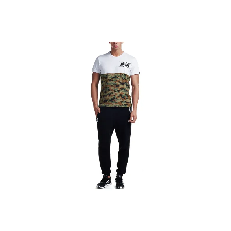 Adidas T Shirts Men White-2