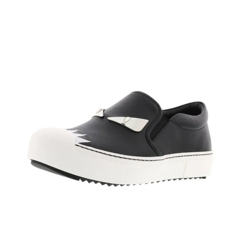 FENDI Bag Bugs Skateboard Shoes Women's Black-2