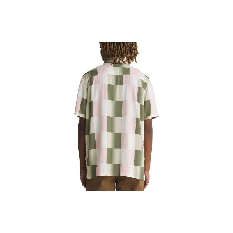 Vans Emory Buttondown Shirt Shirt Men's Green-2