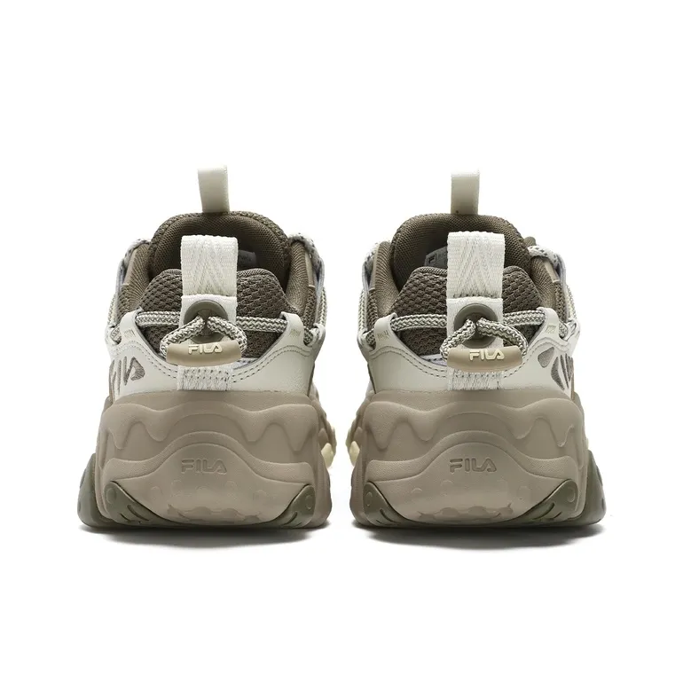 FILA Cat Paw 5th Generation Slip-Resistant Coverage Low-Top Running Shoes Women's White Gray Brown-4