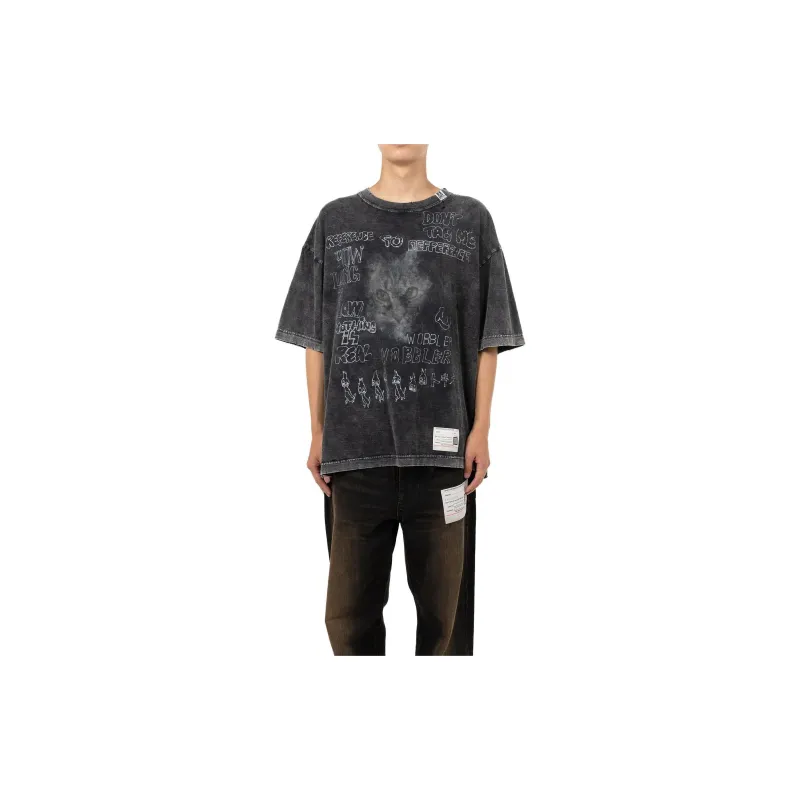 Maison Mihara Yasuhiro Graphic Printed Crewneck T Shirt-2