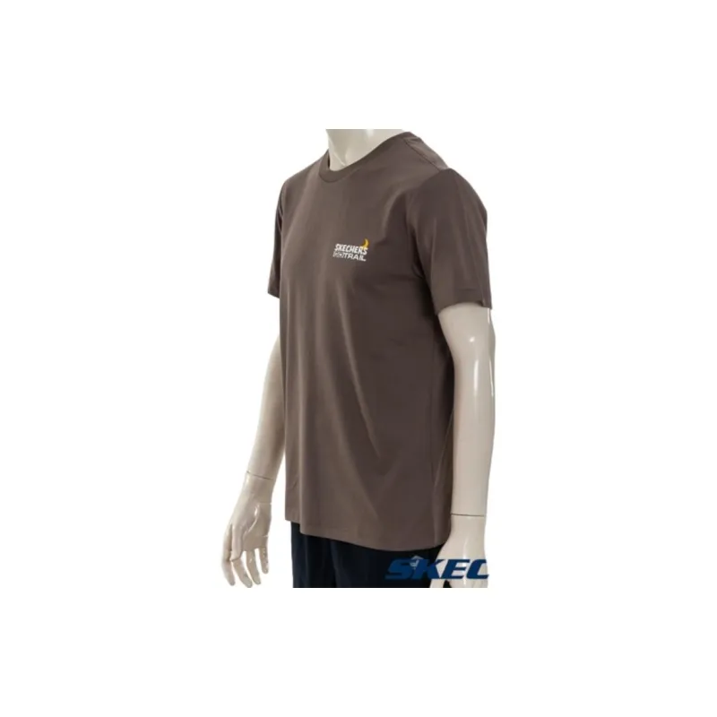 Skechers T Shirt Unisex Mushroom Brown-2