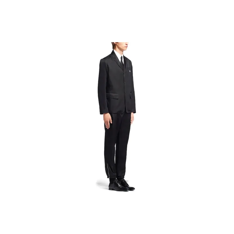 PRADA SS21 Business Suit Coat Men's Black-3