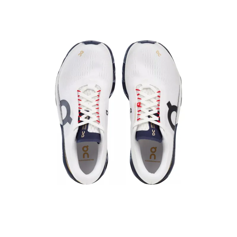 On Running CloudmOnster 2 Shoes Women's Low-top White/Blue-1