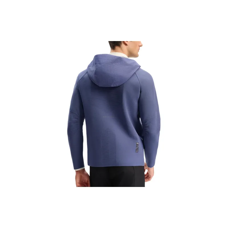 FILA Fitness Jacket Men's Light Gray Blue-4