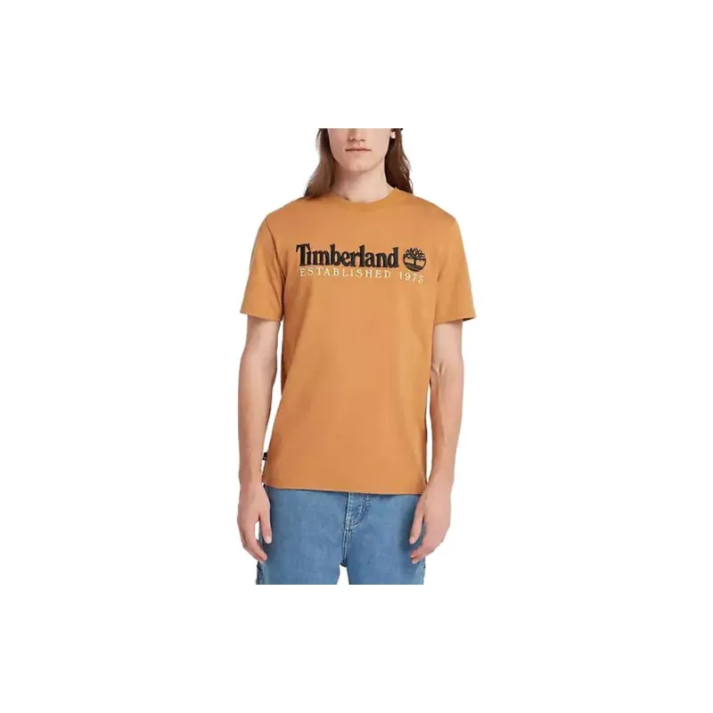 Timberland T-Shirts Men Orange-1