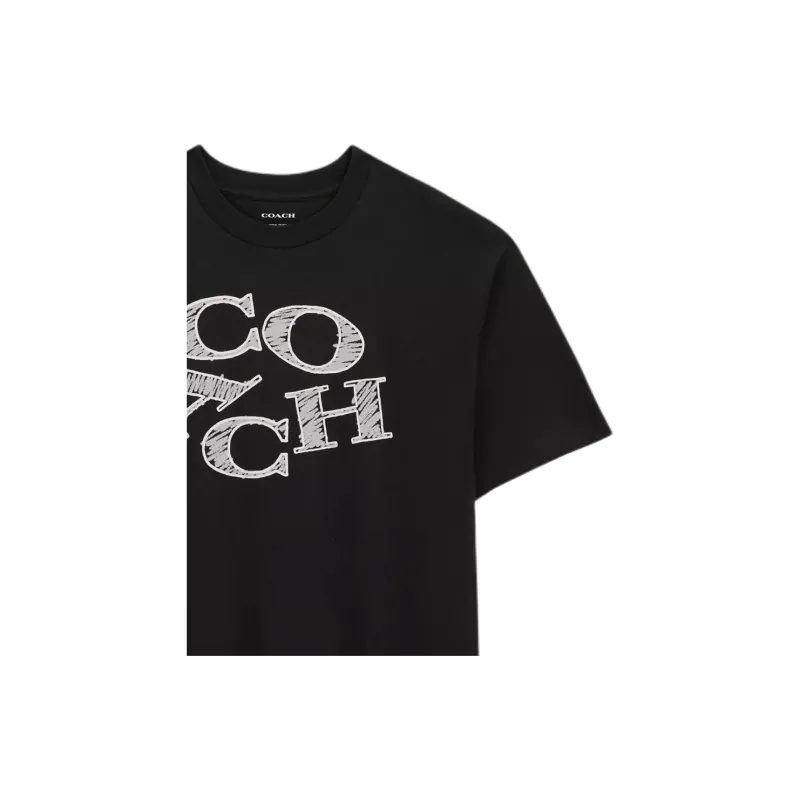 COACH T Shirts Men Black-3