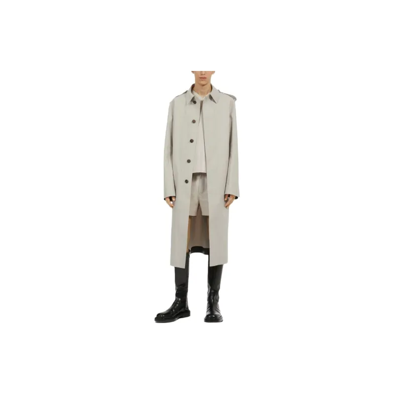 FERRAGAMO Cotton-blend Long Coat-3