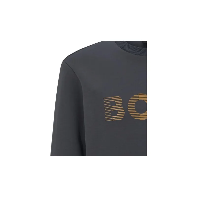 HUGO BOSS Logo Printed Crewneck Sweatshirt-4