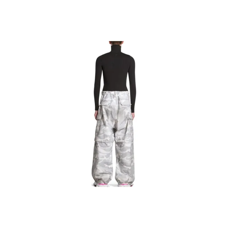 Balenciaga Cargo Pants Loose Fit Men's Light Gray-4