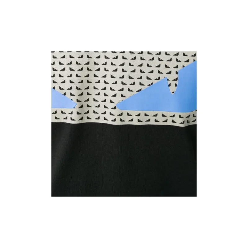 FENDI T Shirts Men Black-5