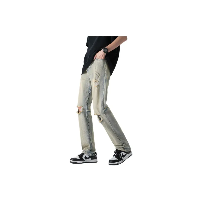 EPTISON Jeans Men Yellow Mud-3