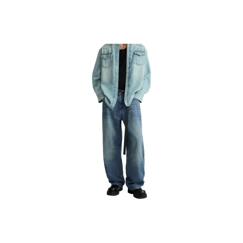 ZARA Jeans Men Blue-2