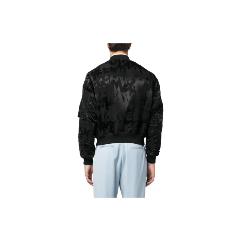 Alexander McQueen Ollies Zipped Bomber Jacket-2