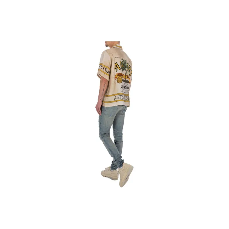 AMIRI Shirts Men Khaki-4