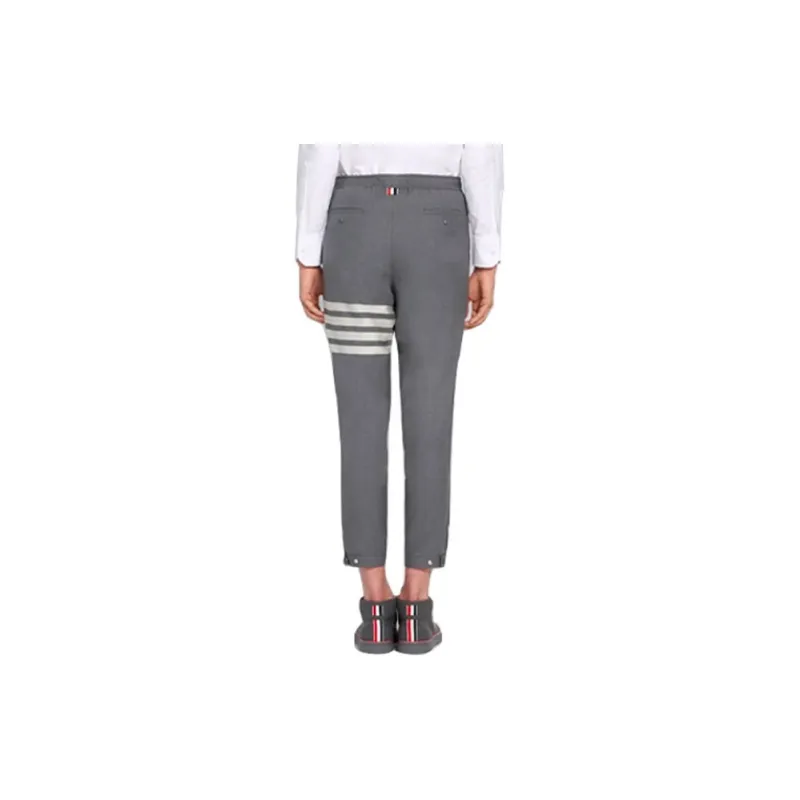 THOM BROWNE Plain Weave Suiting Track Pants-2