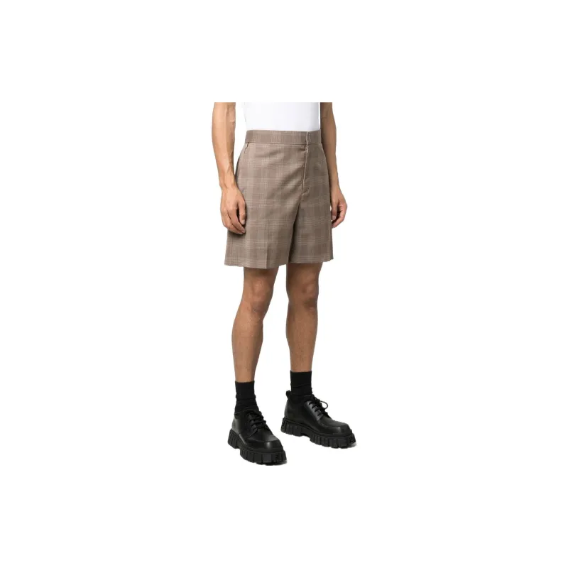 Givenchy Prince Of Wales Pattern Bermuda Shorts-3