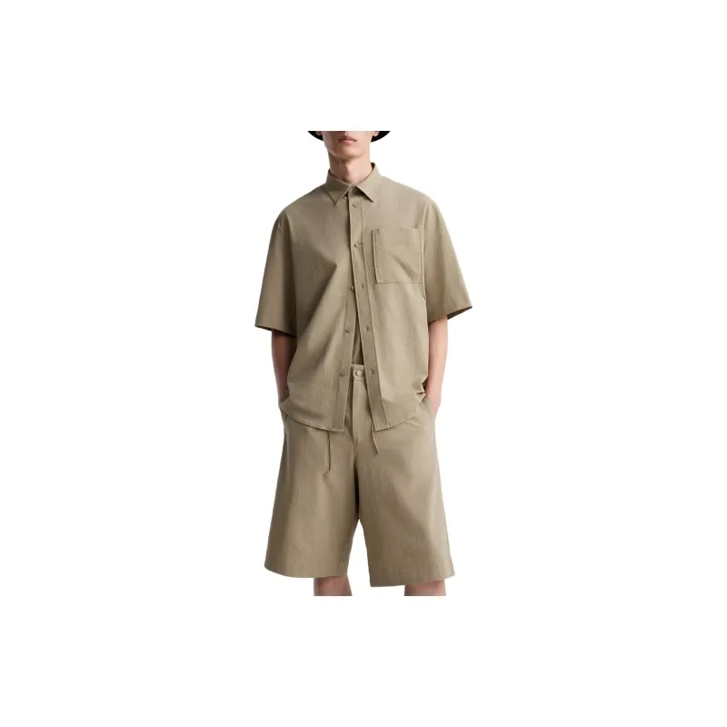 ZARA Casual Shorts Men Brown-2