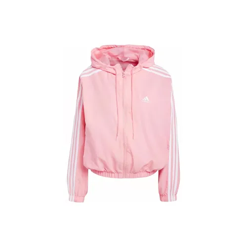 Adidas Essential 3s Woven Trench Coat Jackets Coats Women's Pink