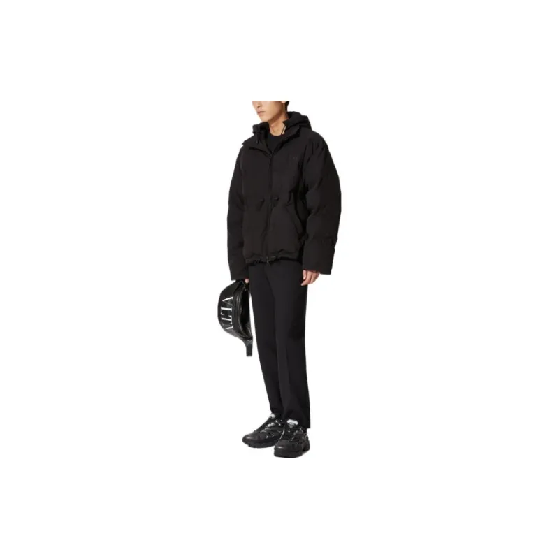 Valentino Logo Patch Puffer Jacket-2