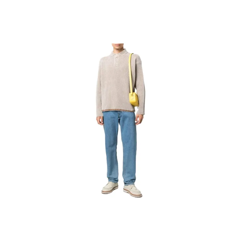 Jacquemus Polo Shirts Men Beige-1