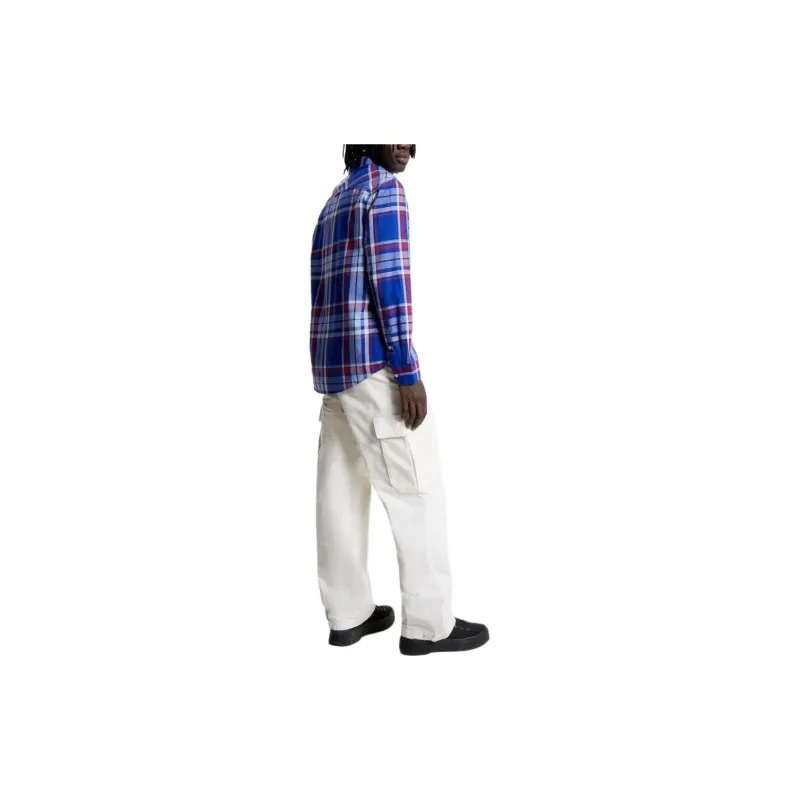 Tommy Hilfiger Essential Poucamis Car Shirt Men's Blue-2