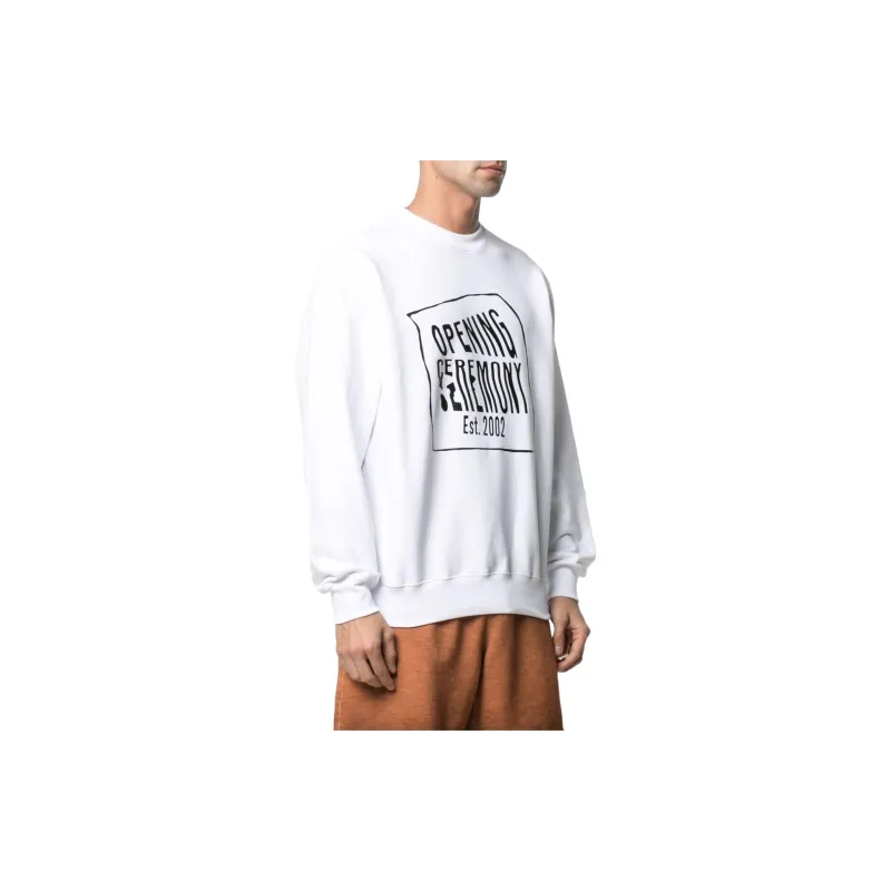 Opening Ceremony Warped Logo Printed Sweatshirt-3