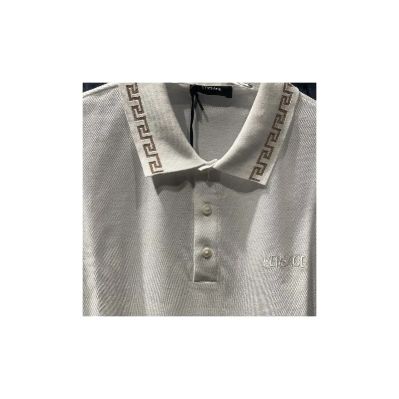 VERSACE Cotton Polo Shirt-5