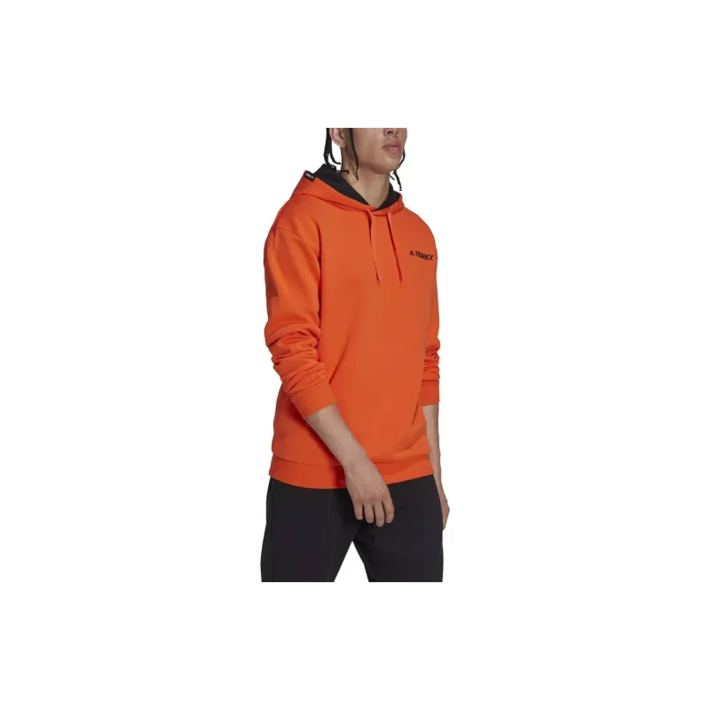 Adidas TX LOGO HOODY Sweatshirt Men's Orange-3