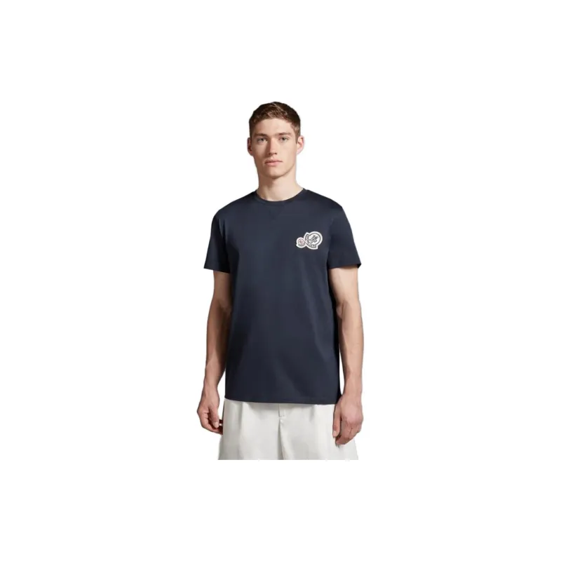 Moncler Logo patch T shirt-4