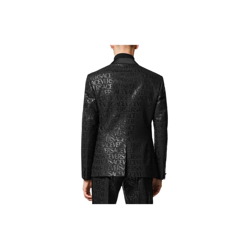 VERSACE SS23 Business Suits Coats Men's Black-3