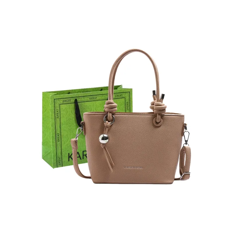 KARUISHA PU One Shoulder Handbag Women's White/Brown/Black/Caramel/Pink/Khaki-20