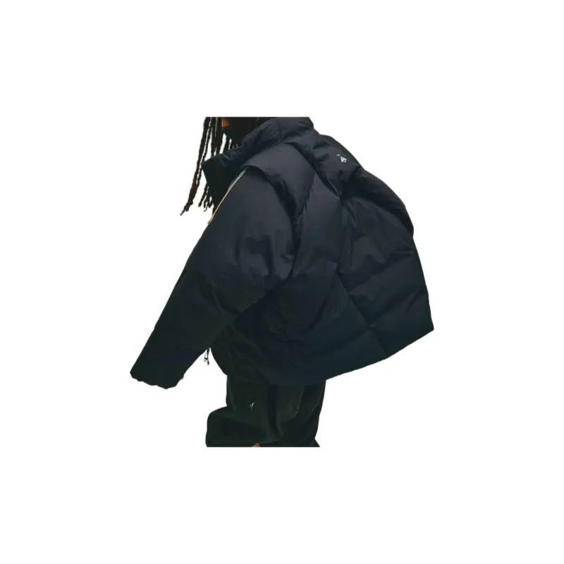 adidas originals X HAMCUS FW23 Hooded Zip-Up Down Jacket Black-4