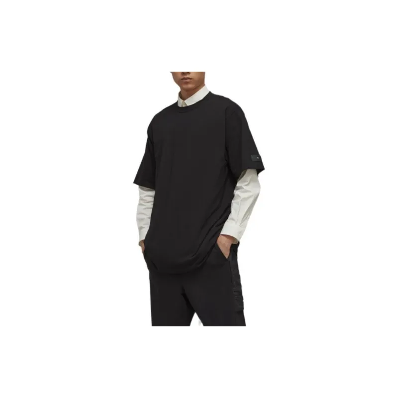 Y 3 Oversize arm Cotton T shirt-1