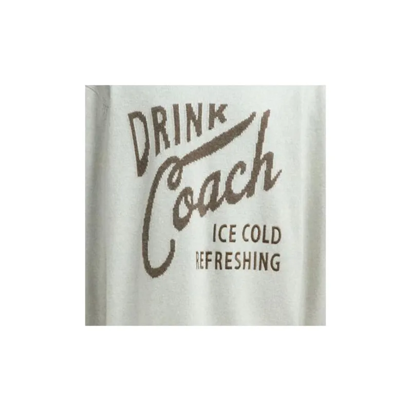 COACH SS24 Sweater Men's Beige Blue-5