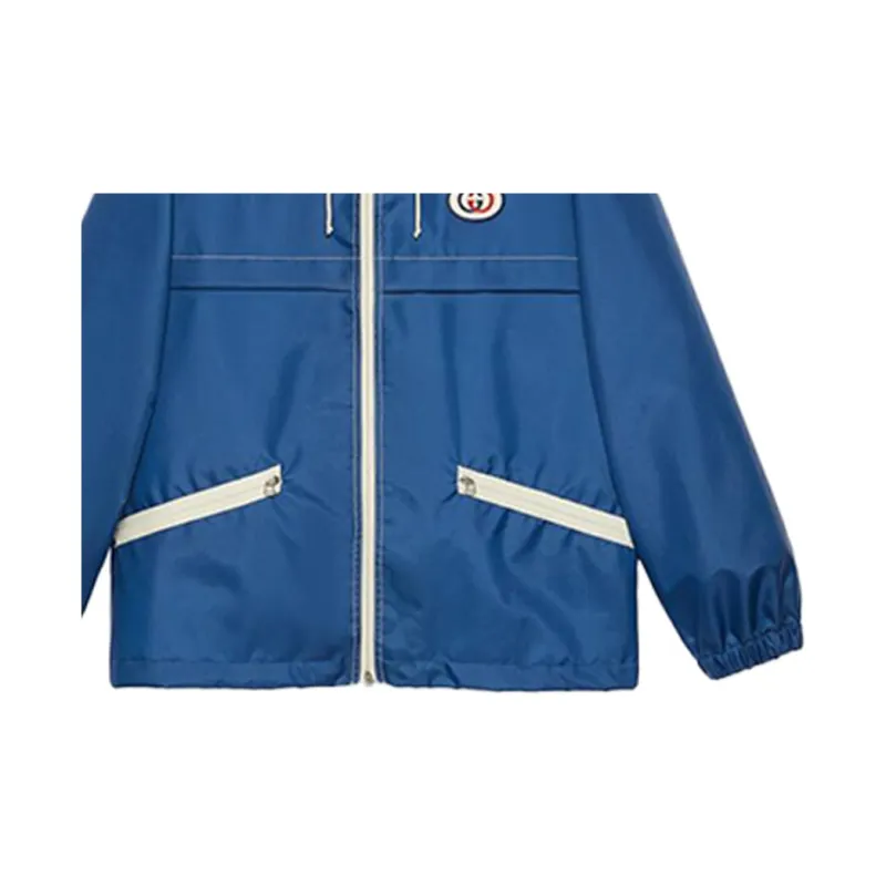 GUCCI Jackets Men Blue-5