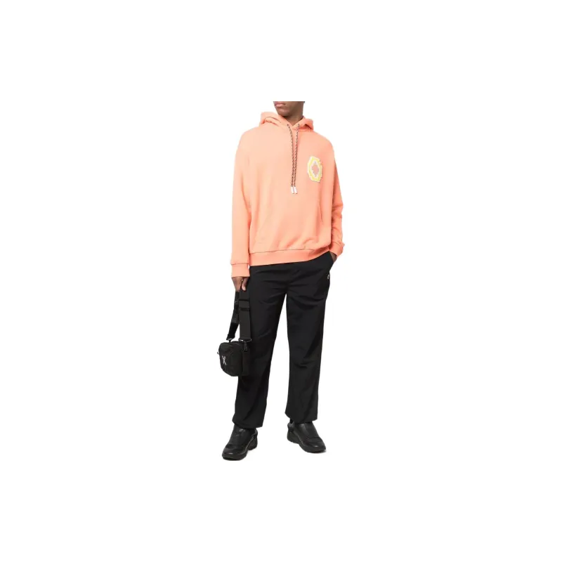 Marcelo Burlon Macramé Cross Logo Patch Hoodie-1