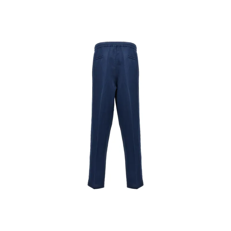 Brunello Cucinelli Mid Rise Tapered Leg Trousers-1