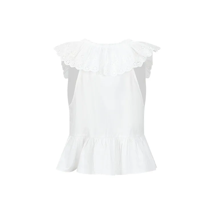 URBAN REVIVO Shirt Women's Raw White-1