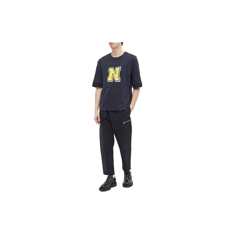 Neil Barrett T Shirts Men Navy Blue-3