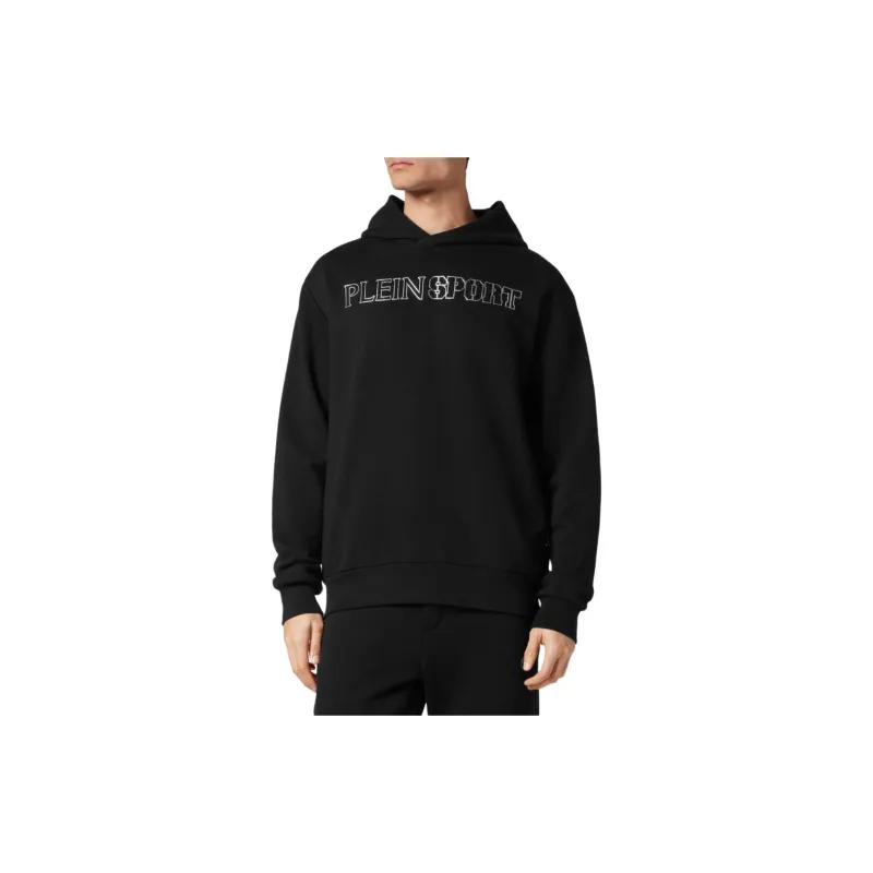 PLEIN SPORT Tiger Logo print Hoodie-2