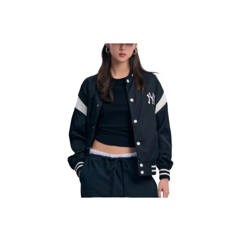 MLB SS24 New York Yankees Baseball Jacket Unisex Black-4